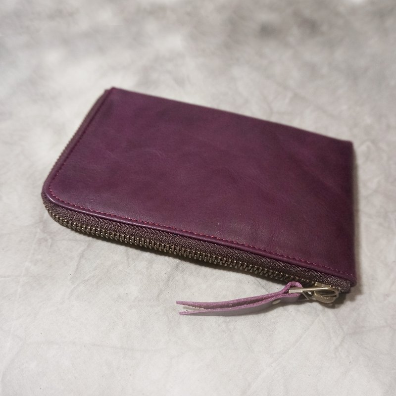 Sienna真皮零钱包以上皮夹未满 - 皮夹/钱包 - 真皮 紫色