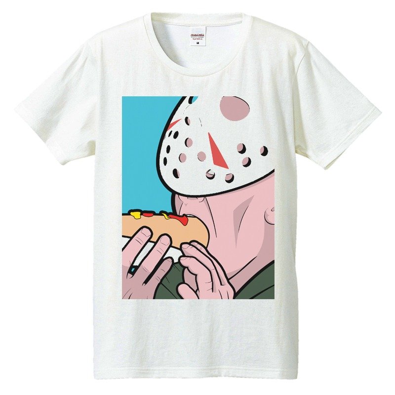 Tシャツ / Launch Time - 男装上衣/T 恤 - 棉．麻 白色