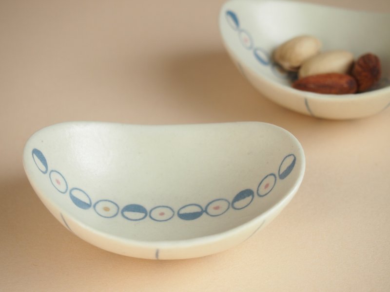 oval mame bowl(SS) /czech oknoシリーズ - 浅碟/小碟子 - 陶 多色