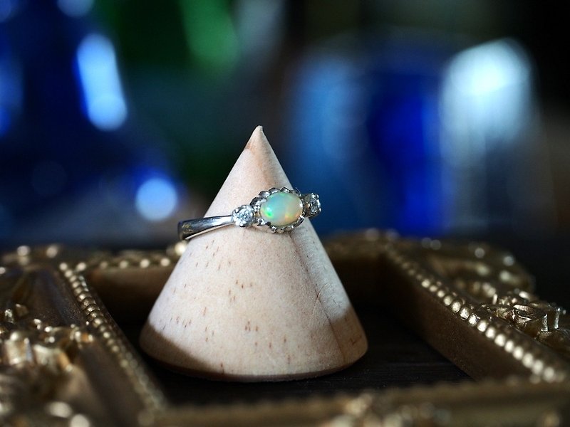 【玛雅塔拉】埃塞俄比亚水欧泊手工戒指 Ethiopian handmade ring - 戒指 - 半宝石 多色