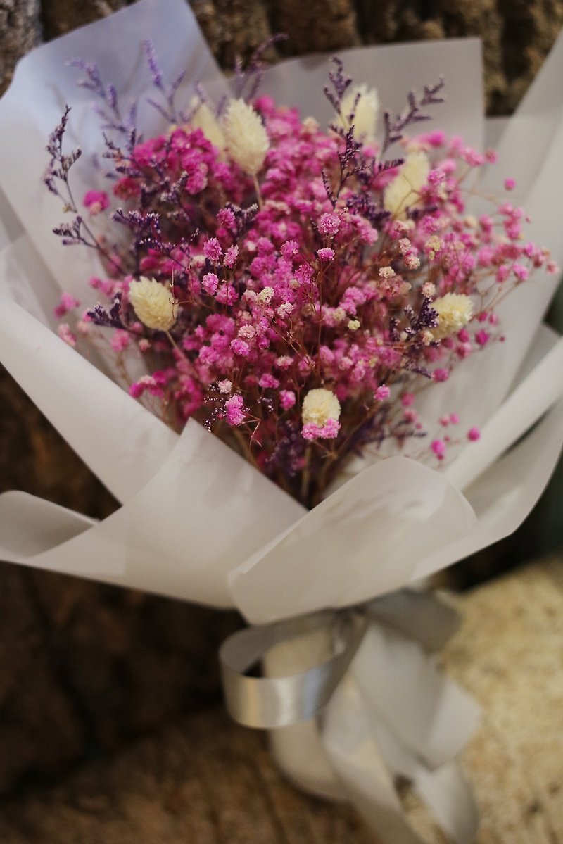 FLORA 花礼 - 满天星语干燥花束 - 干燥花/捧花 - 植物．花 紫色