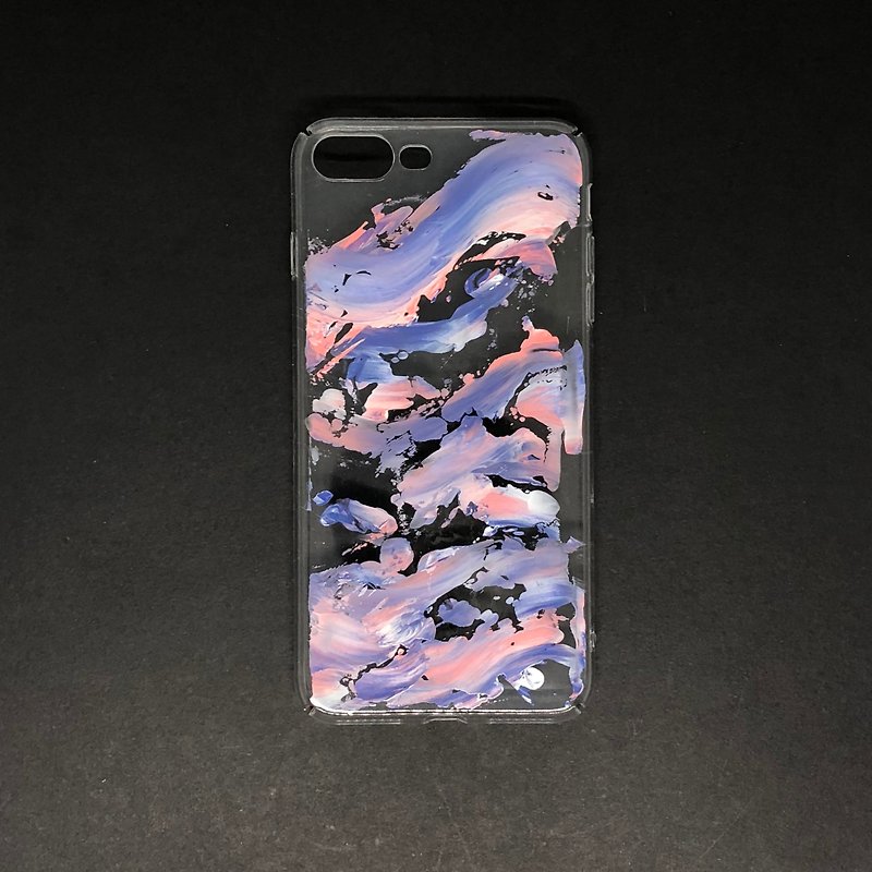 Acrylic 手绘抽象艺术手机壳 | iPhone 6/6s | Raging - 手机壳/手机套 - 压克力 紫色