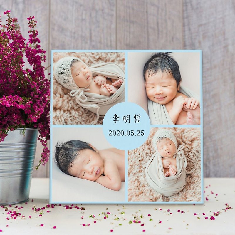 婴儿拼贴相框 儿童婴儿房布置 儿童房间布置 周岁生日 婴儿月份 - 画框/相框 - 其他材质 