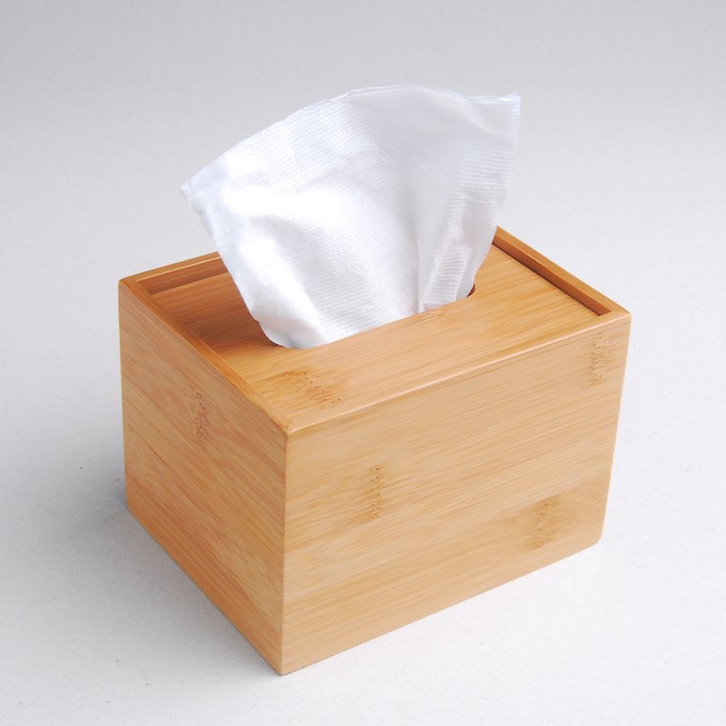 小巧抽 面纸盒 卫生纸盒 - 纸巾盒 - 竹 金色