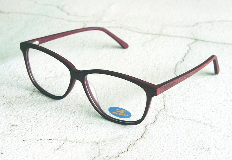 Aeolus 版料木纹手工镜框(M3882) - 眼镜/眼镜框 - 其他材质 