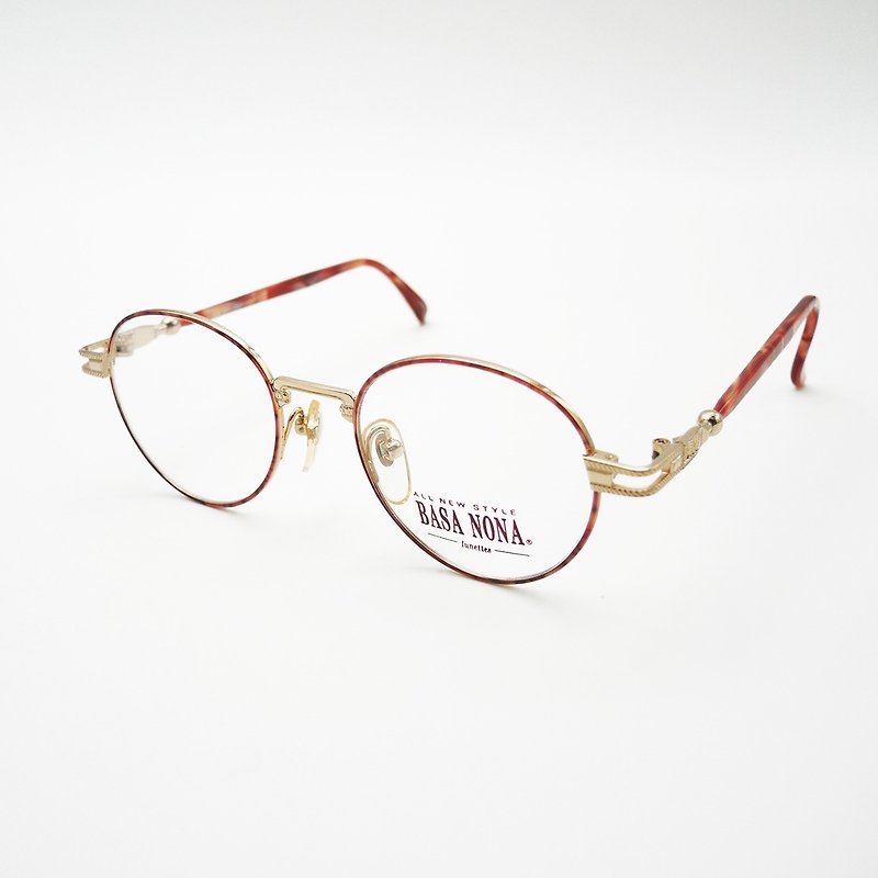 梦露眼镜店 / 日本雕花22K金眼镜框  no.A11 vintage - 眼镜/眼镜框 - 贵金属 金色