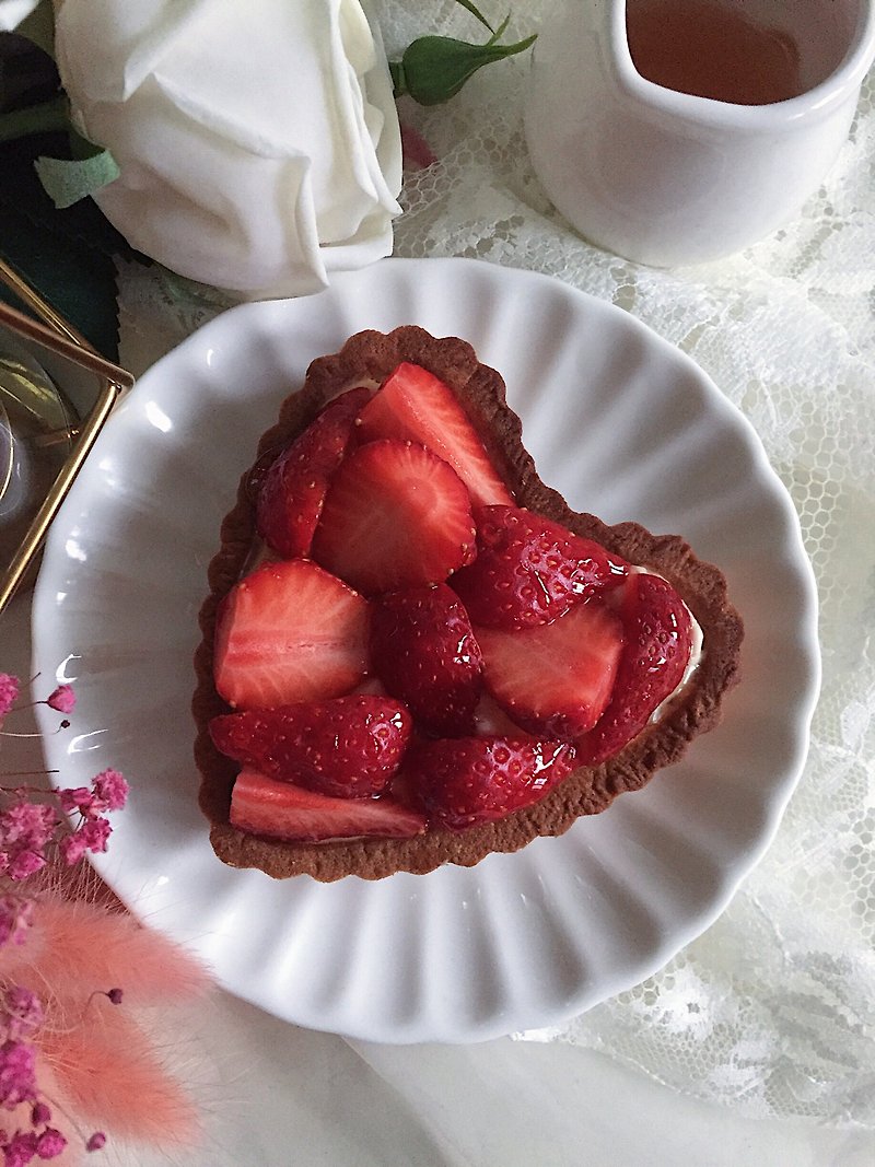 【MSM】情人节 心型草莓塔 - 蛋糕/甜点 - 新鲜食材 红色