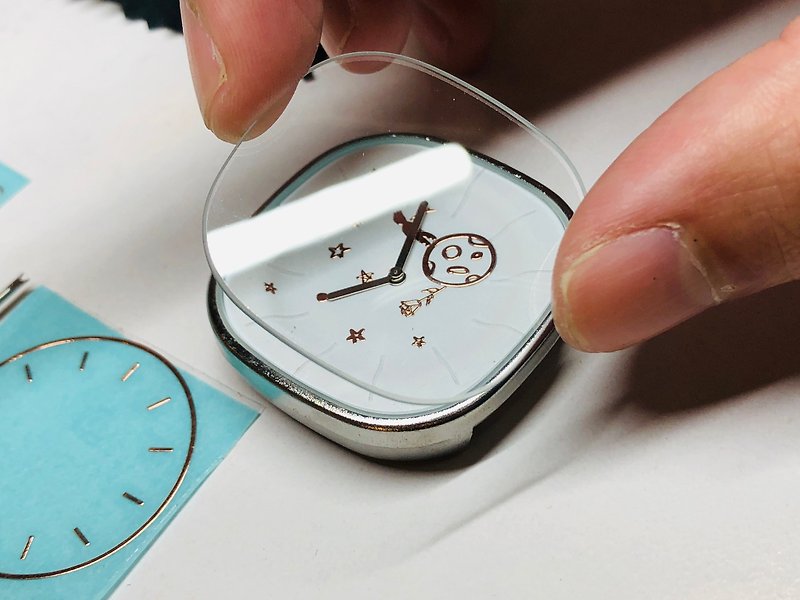 马卡龙色系手表/制作独一无二的手表/手表DIY材料包/附制表工具 - 女表 - 不锈钢 多色