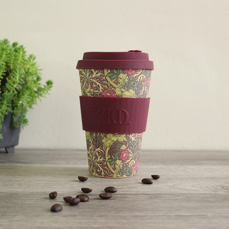 Ecoffee Cup | 14oz环保随行杯-艺术联名款(缤纷花园) - 咖啡杯/马克杯 - 其他材质 红色
