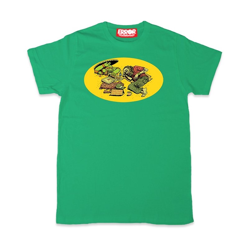 Homeless Ninja Turtle • T-Shirt - 男装上衣/T 恤 - 棉．麻 绿色