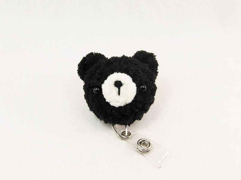 黑熊-熊-票卡夹-悠游卡 - 证件套/卡套 - 聚酯纤维 黑色