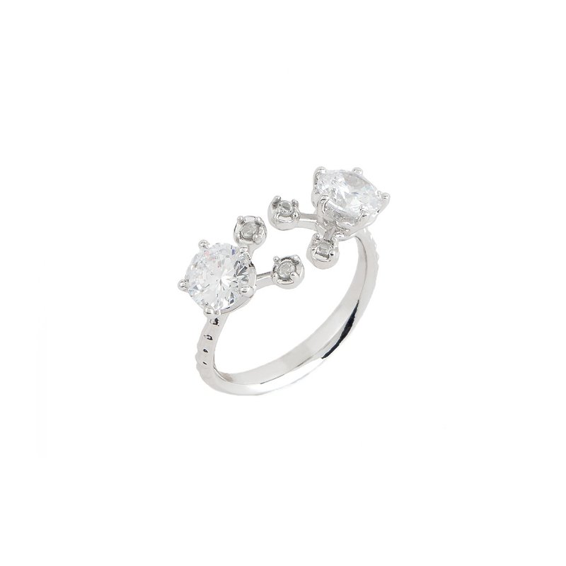 贵金属 戒指 黑色 - Dallar Jewelry - Mini Gems Ring