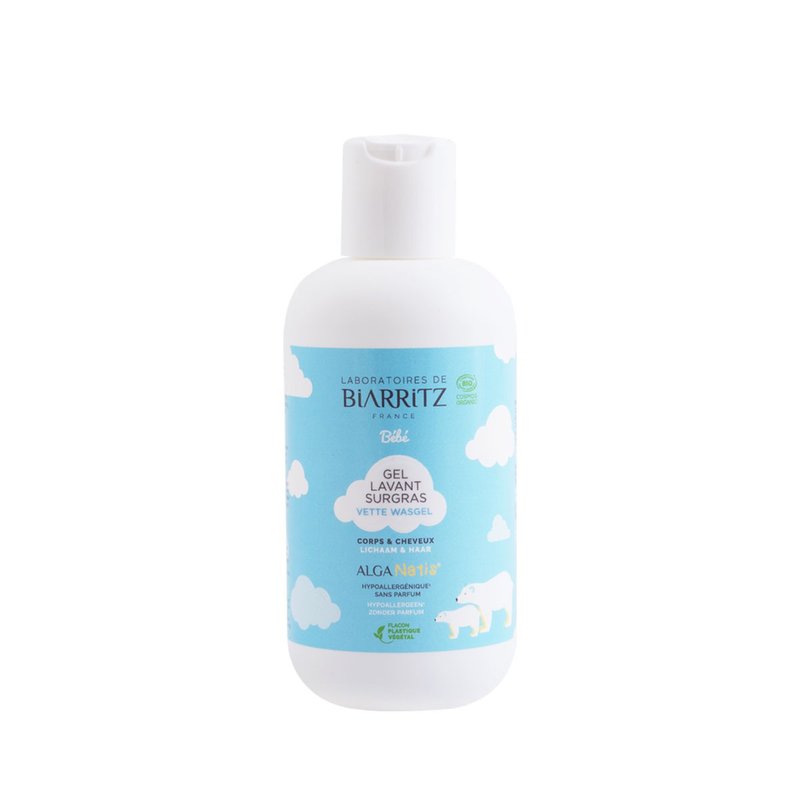 Laboratoires de Biarritz碧亚思 婴幼儿保湿洗发沐浴露200ml - 沐浴用品 - 其他材质 蓝色