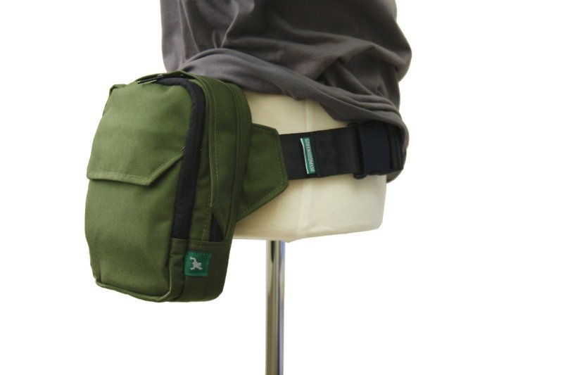Greenroom136 - Sidekeep - Waist Pouch - Green - 后背包/双肩包 - 其他材质 绿色