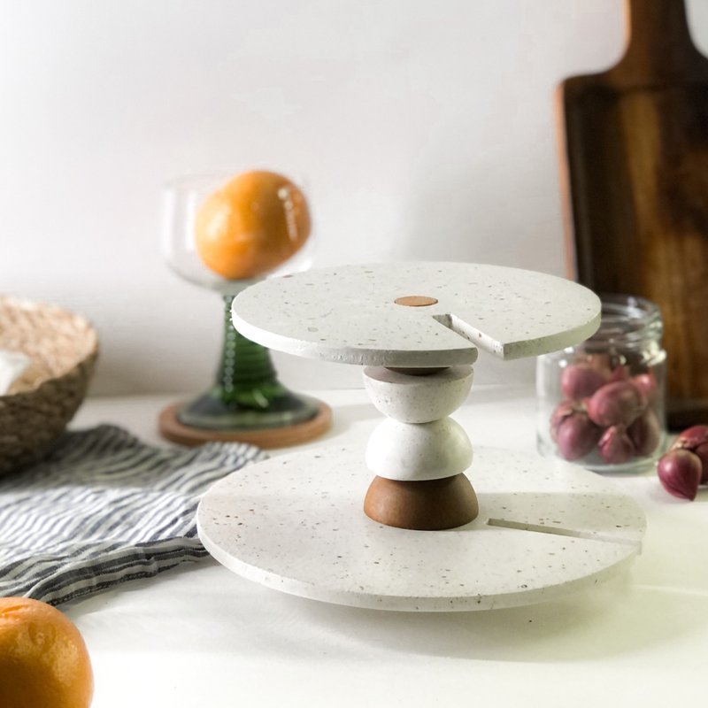 其他材质 餐垫/桌巾 多色 - Tiered Dessert Stand