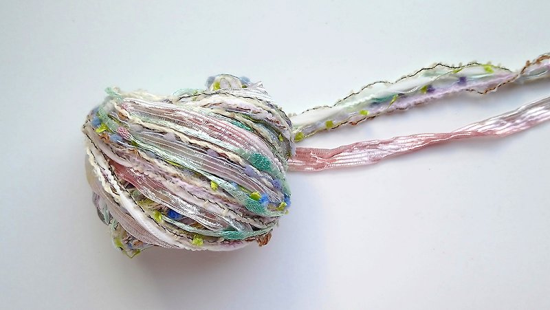 日本混合纱线　400厘米 - 编织/刺绣/羊毛毡/裁缝 - 聚酯纤维 粉红色