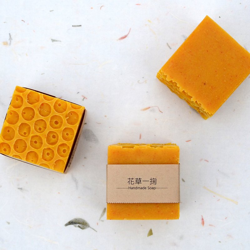 红麴蜂蜜皂  滋润款 - 肥皂/手工皂 - 植物．花 橘色