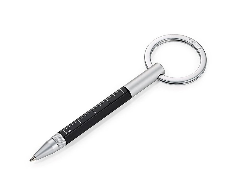 【情人节礼物】随身工具笔钥匙圈(黑色) - 圆珠笔/中性笔 - 其他金属 黑色
