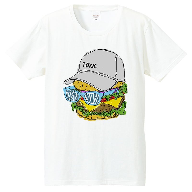 Tシャツ /  toxic - 男装上衣/T 恤 - 棉．麻 白色