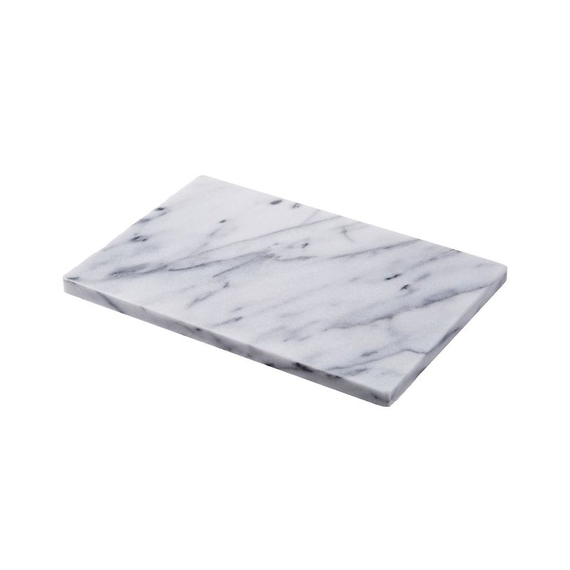 天然大理石料理板 20x30厘米(小) 揉面垫/烘焙工具/巧克力调温 - 厨房用具 - 石头 白色