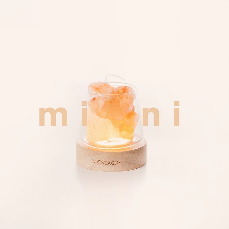 MONTAGNE mini 水晶扩香组 橙晶盐 | 灵感 X 野心 | 精油随机赠送 - 香薰/精油/线香 - 其他材质 橘色