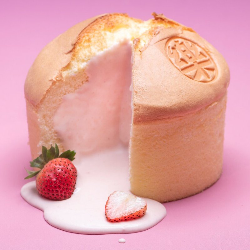 【乐乐甜点】乐乐草莓蜂爆浆布丁蛋糕(6寸/盒) - 蛋糕/甜点 - 其他材质 