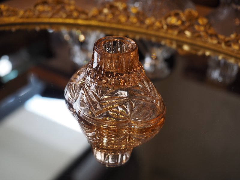 英国早期玻璃烛台 - 蜡烛/烛台 - 玻璃 多色