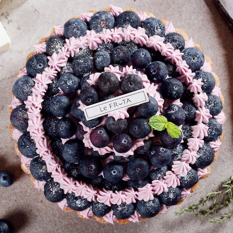 【LeFRUTA朗芙】宝石山丘 / 蓝莓塔 6寸 - 蛋糕/甜点 - 新鲜食材 紫色