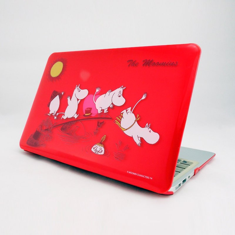 Moomin噜噜米正版授权-Macbook水晶壳【The Moomins】 - 平板/电脑保护壳 - 塑料 红色