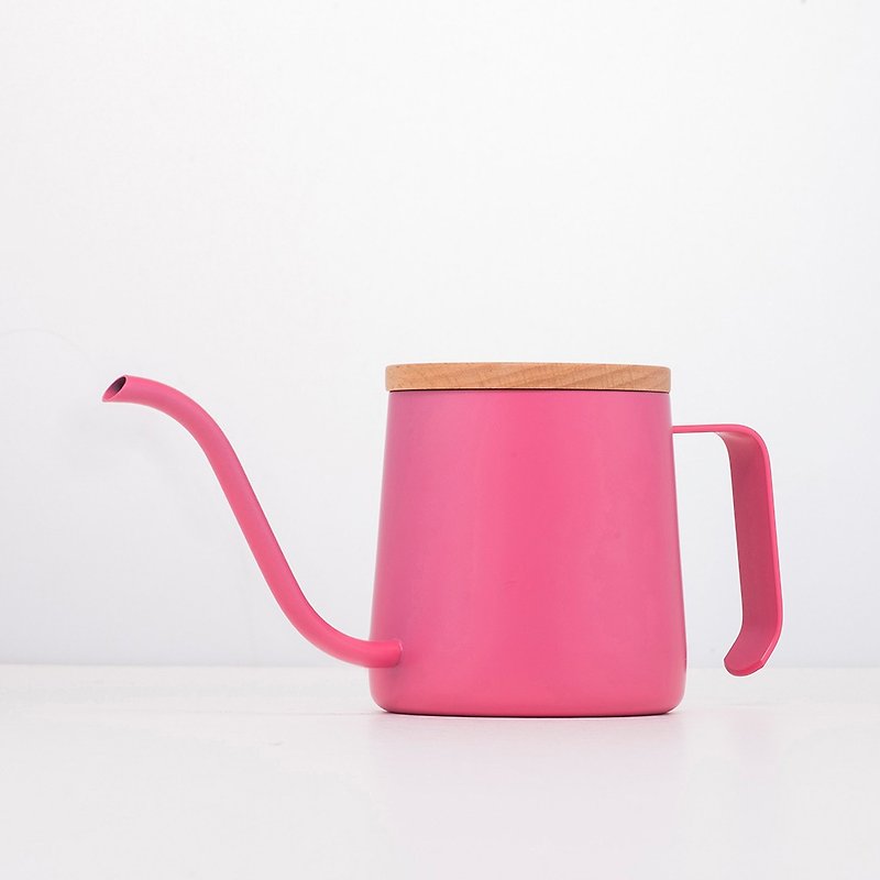 A-IDIO马卡龙手冲壶240ml-粉红 - 咖啡壶/周边 - 不锈钢 粉红色