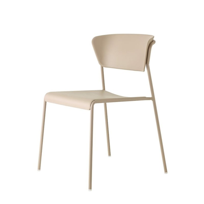 奶油灰 Lisa Technopolymer 高科技塑料  单椅 - 椅子/沙发 - 塑料 
