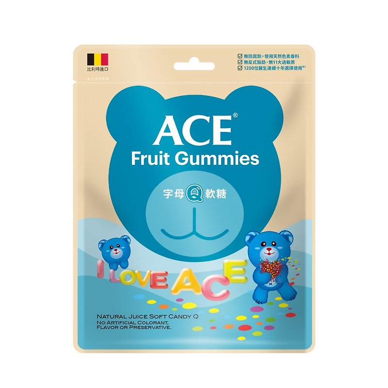 ACE 字母Q 软糖量贩包 240公克/袋 - 零食/点心 - 其他材质 