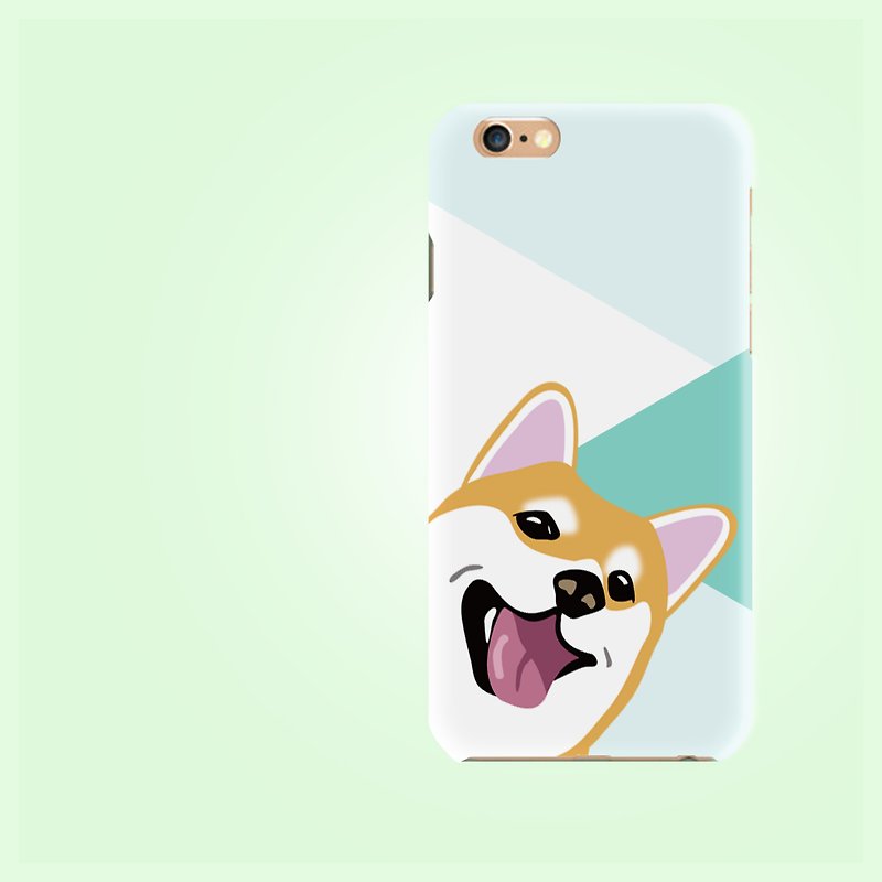 柴犬小狗宠物磨砂手机壳iPhone XS + Plus Galaxy S9 note 8 9 S7 - 手机壳/手机套 - 塑料 