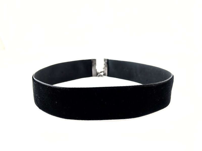 黑夜绒绳颈链（20mm) - 项链 - 其他材质 黑色
