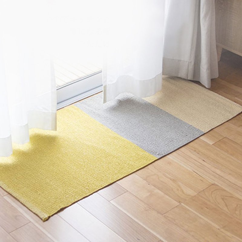 日本OKA PLYS base防水防油PVC编织厨房地垫-60x120cm-2色可选 - 地垫/地毯 - 聚酯纤维 多色