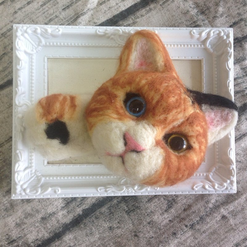 猫奴系列 可爱猫头像  三花猫 含相框  - 其他 - 纸 橘色