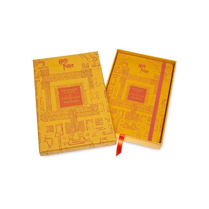 MOLESKINE 哈利波特限量珍藏笔记本 - L 型横线 - 劫盗地图 - 笔记本/手帐 - 纸 橘色