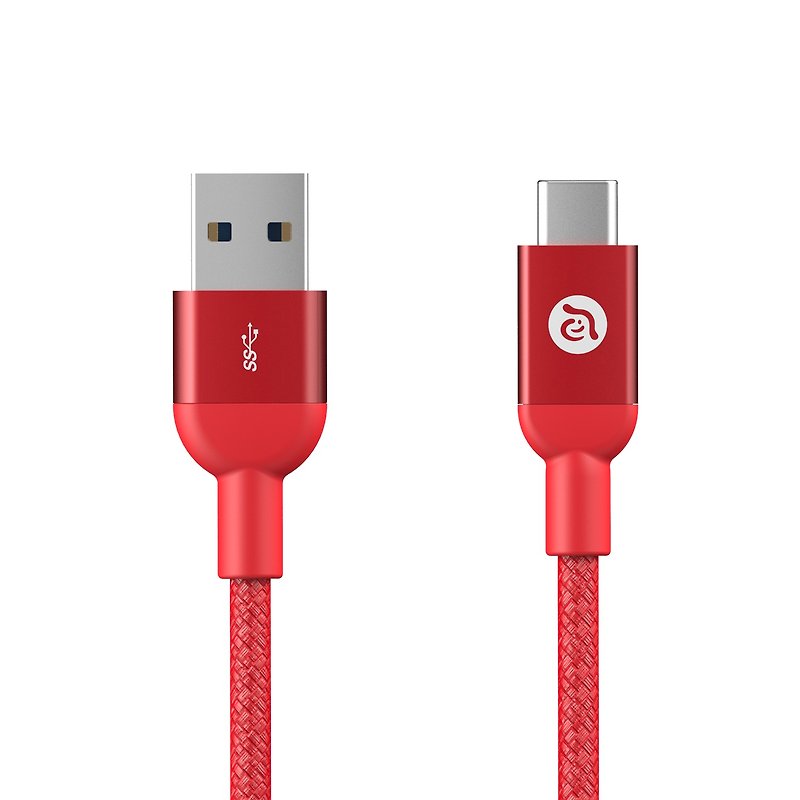 USB-C - USB 3.1 1M 充电传输线 - 充电宝/传输线 - 其他金属 灰色