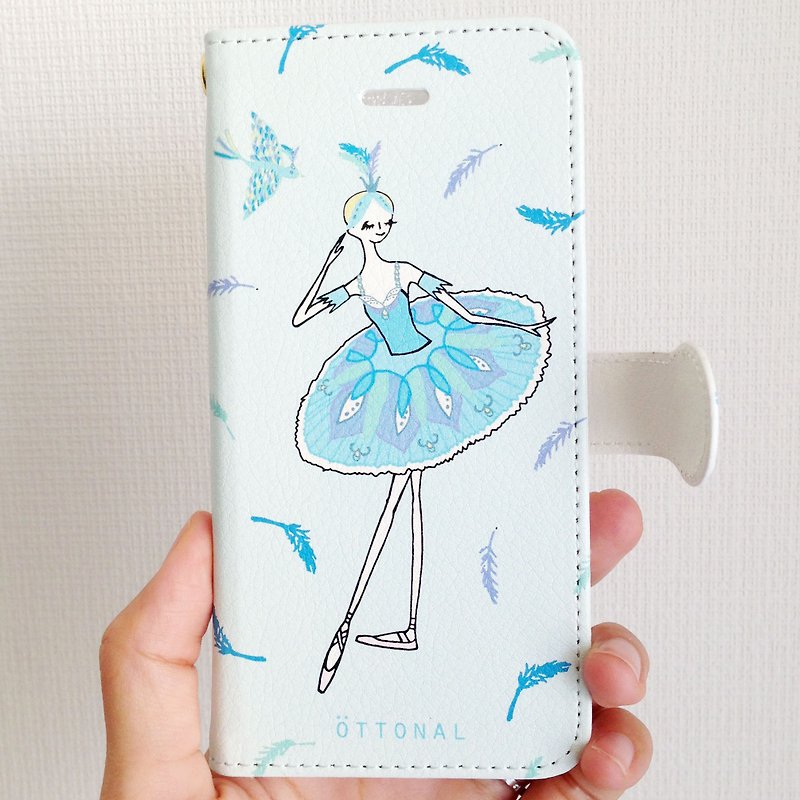 (iPhone) フロリナ　手帳型スマホケース - 其他 - 其他材质 蓝色