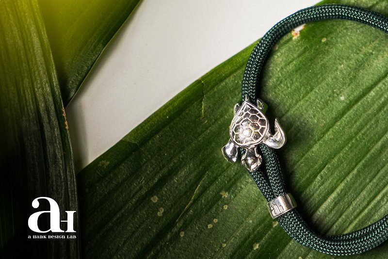 |订制品| 热带海洋生物手环手链系列 - 海龟 (8款伞绳颜色搭配) - 手链/手环 - 其他金属 