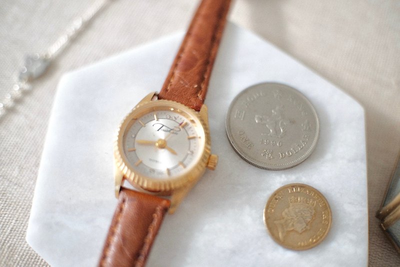 Vintage Mechanical Watch 1980 to 1990手动机械表 - 女表 - 其他金属 咖啡色