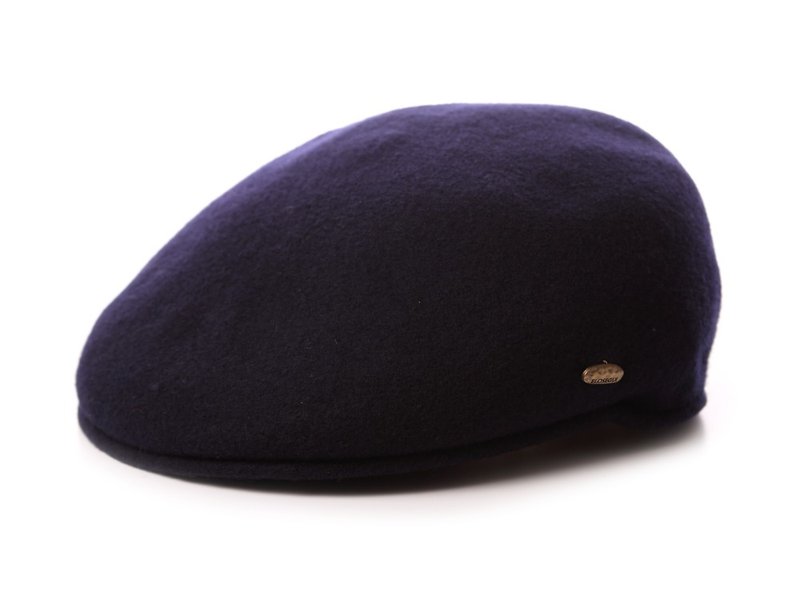 西班牙ELOSEGUI_PIRINEOS贝雷帽EL_PIRINEOS45069 (地中海暗蓝) - 帽子 - 羊毛 蓝色