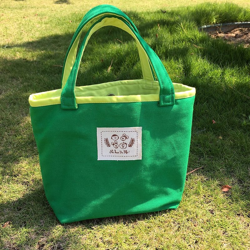 FiFi手提帆布包－苹果包 - 手提包/手提袋 - 其他材质 绿色