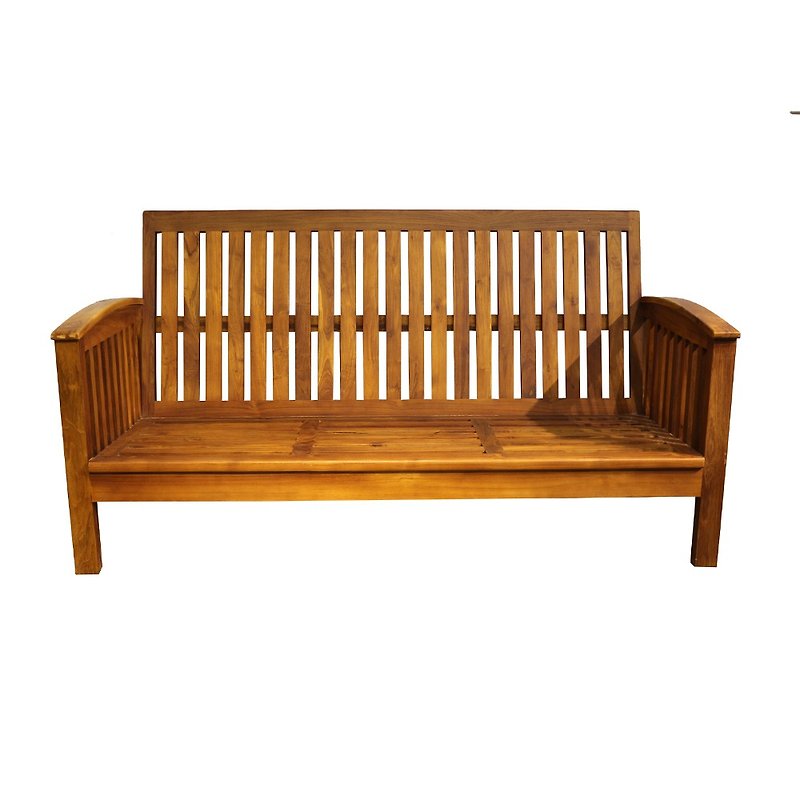 【吉迪市100%全柚木家具】ETLI002A 柚木经典三人椅 (不含垫) - 椅子/沙发 - 木头 