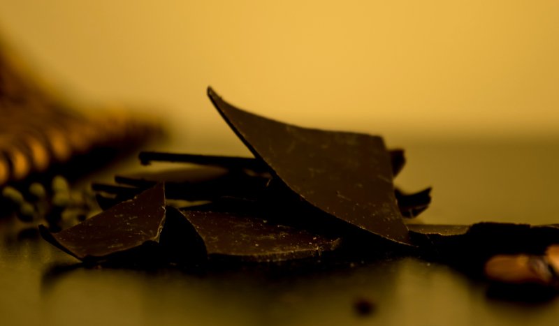 海盐71%黑巧克力 - 巧克力 - 其他材质 咖啡色