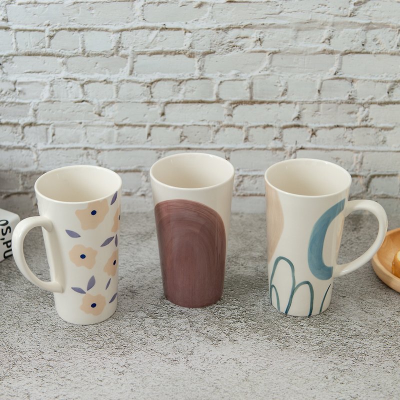 Coffee mugs, water mugs, tea mugs TALL 500ml / 3 types in total