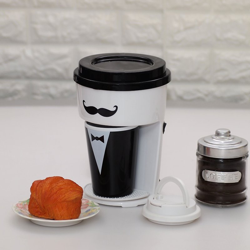 简约单杯自动滴滤式咖啡机- 绅士 CM111-GENT - 其他 - 塑料 黑色