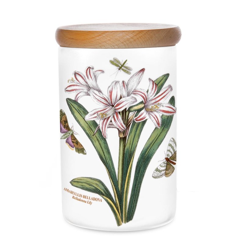 Botanic Garden经典植物园系列-7密封罐(孤挺花) - 厨房用具 - 陶 粉红色