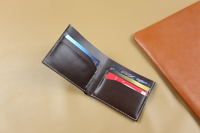 DIY kit - Bi-fold wallet , Let's create a gift for your beloved ! - 皮件 - 真皮 多色