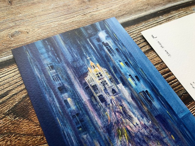 香港风景明信片-光–西营盘 西边街 - 卡片/明信片 - 纸 多色